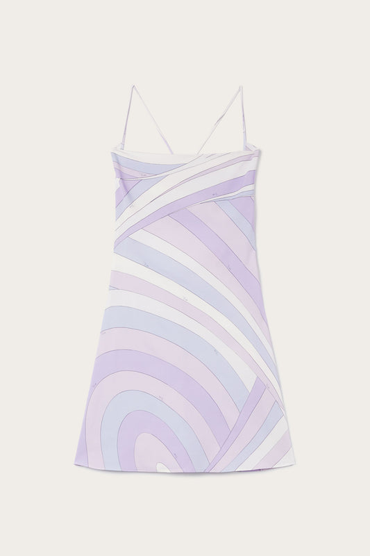 Iride Print Short Jersey Dress