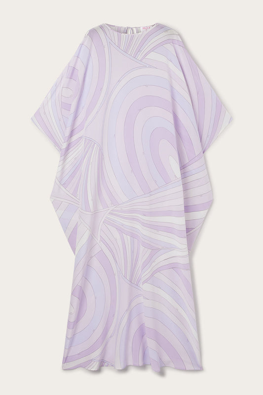 Iride Print Long Kaftan