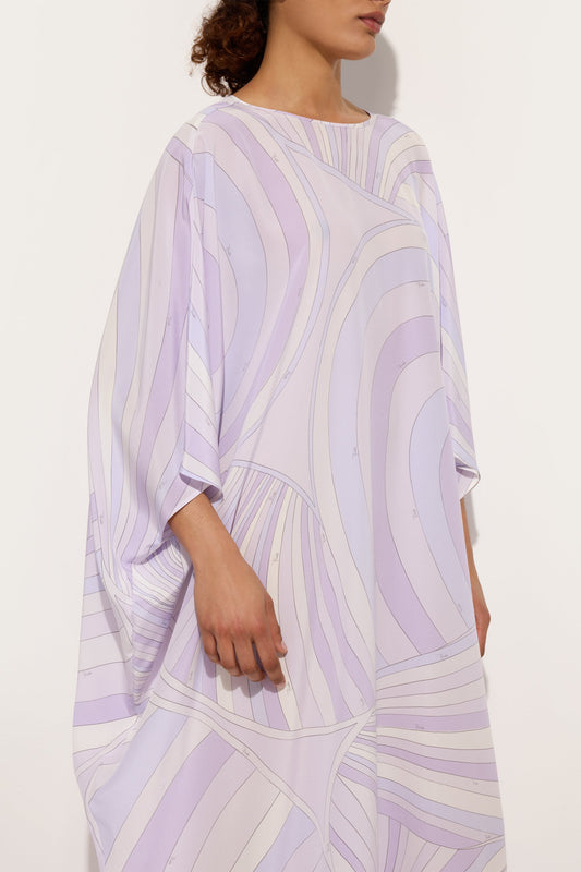 Iride Print Long Kaftan