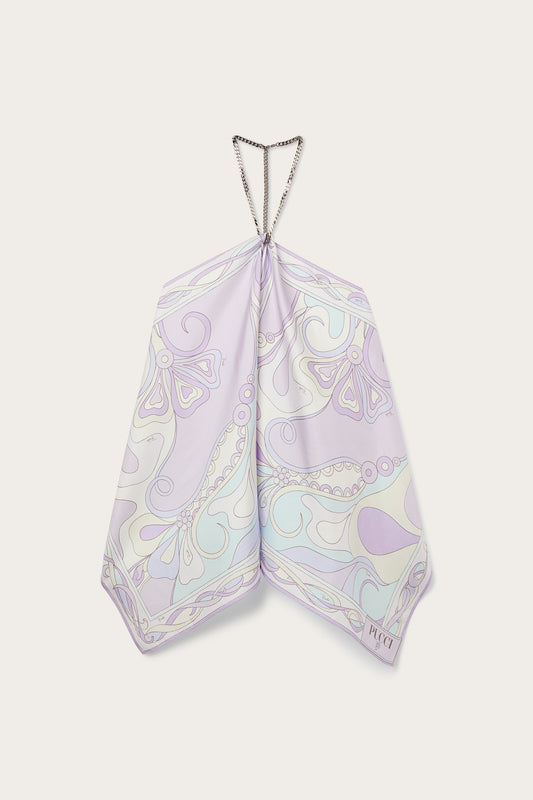 Orchidee Print Chain Top