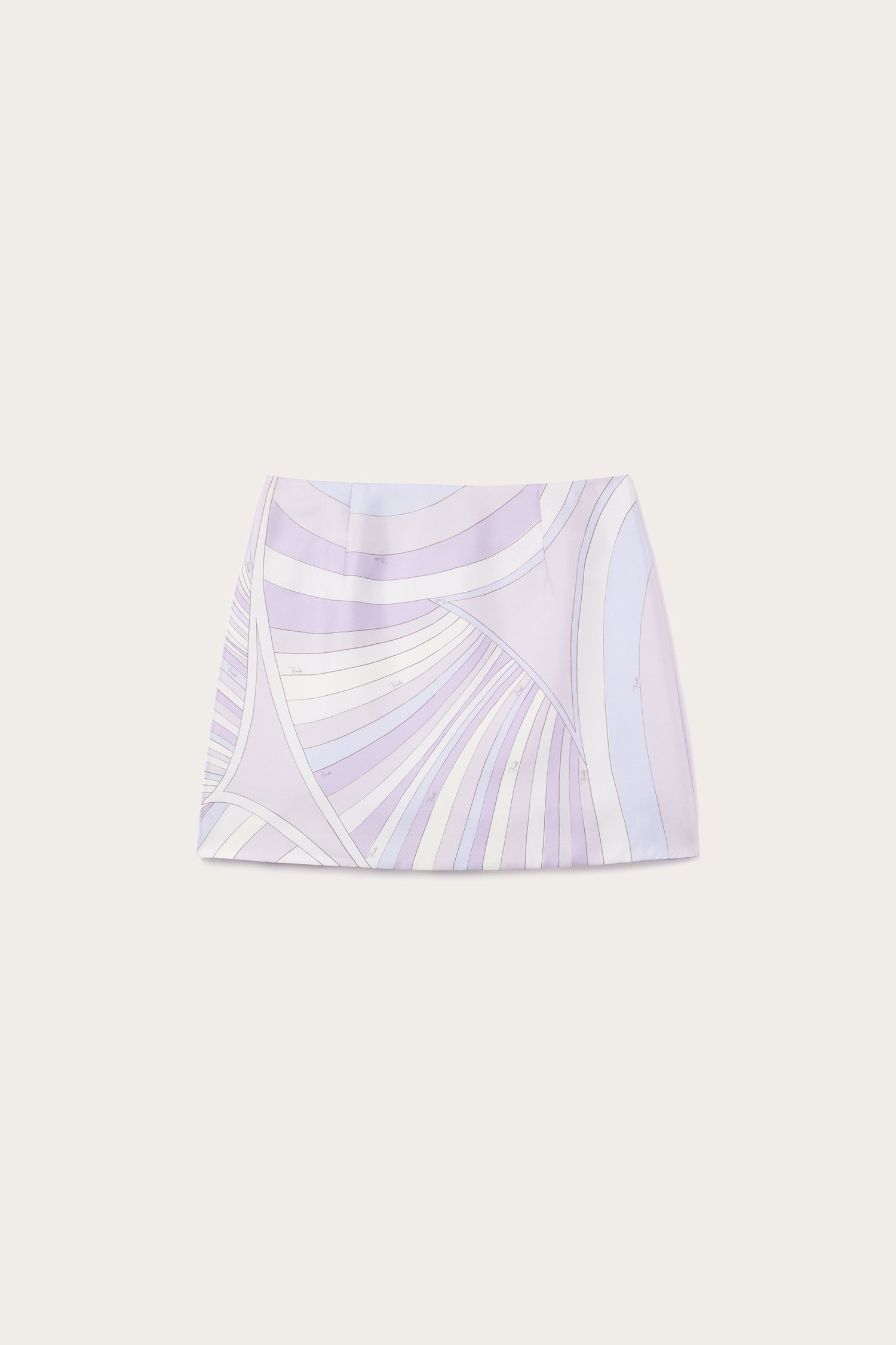 Iride Print Mini Wrap Skirt