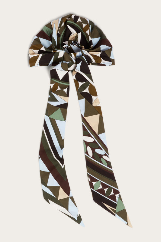Manuba Print Silk Bandana Hat