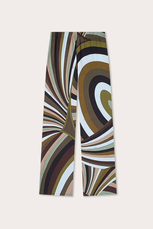 Pantaloni in Stampa Iride