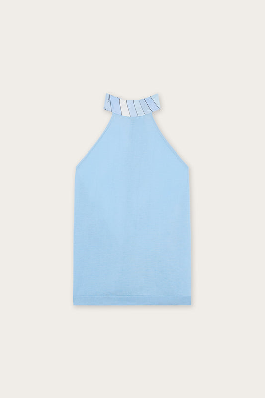 Top con Dettaglio Foulard