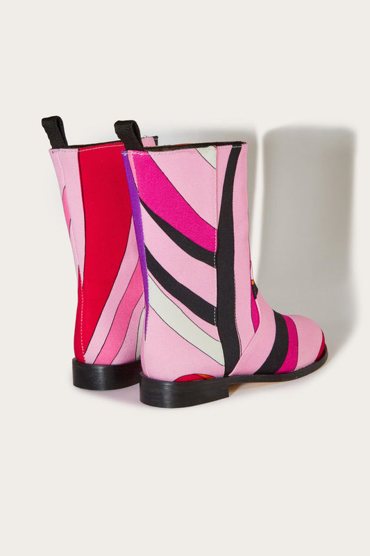 Marmo-Print Boots View 3 - Pucci