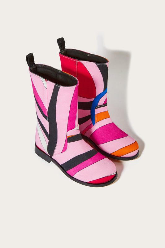 Marmo-Print Boots View 4 - Pucci