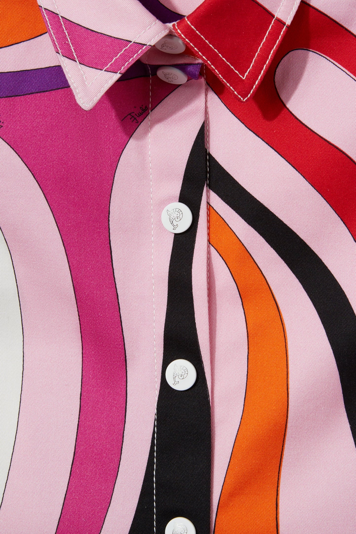 Marmo-Print Sleeveless Shirt View 3 - Pucci