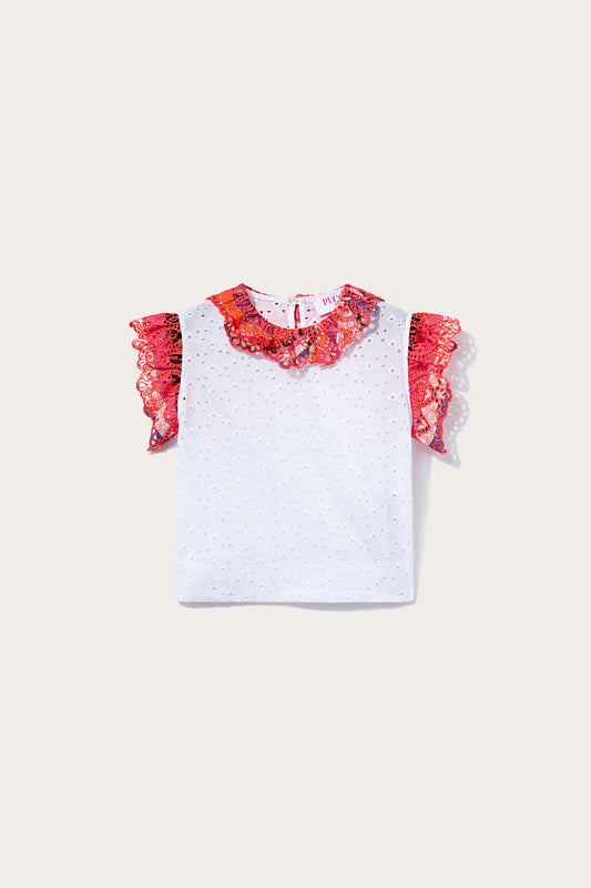 Broderie Anglaise Shirt View 1 - Pucci