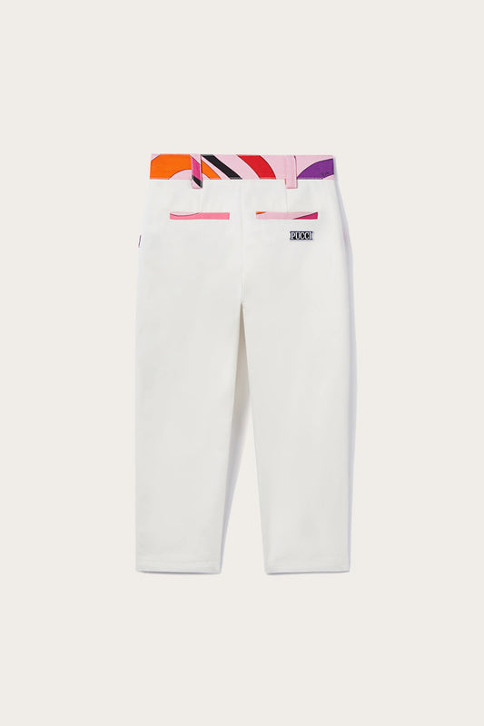 Marmo-Print Trousers View 2 - Pucci