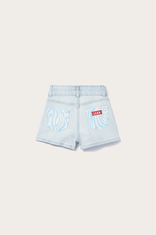 Marmo-Print Shorts View 2 - Pucci