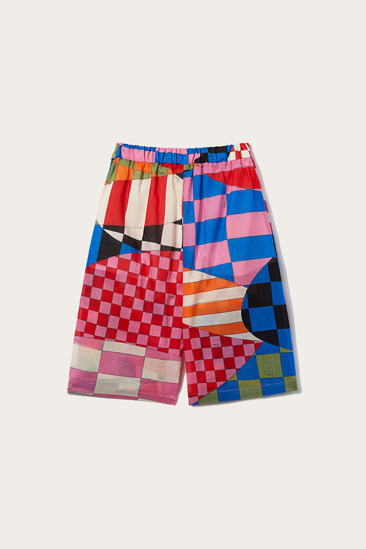 Giardino-Print Shorts View 2 - Pucci
