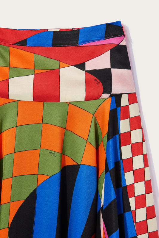 Giardino-Print Skirt View 3 - Pucci