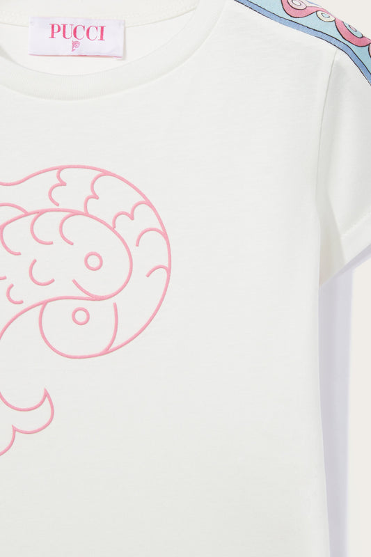 Logo-Print T-Shirt View 3 - Pucci