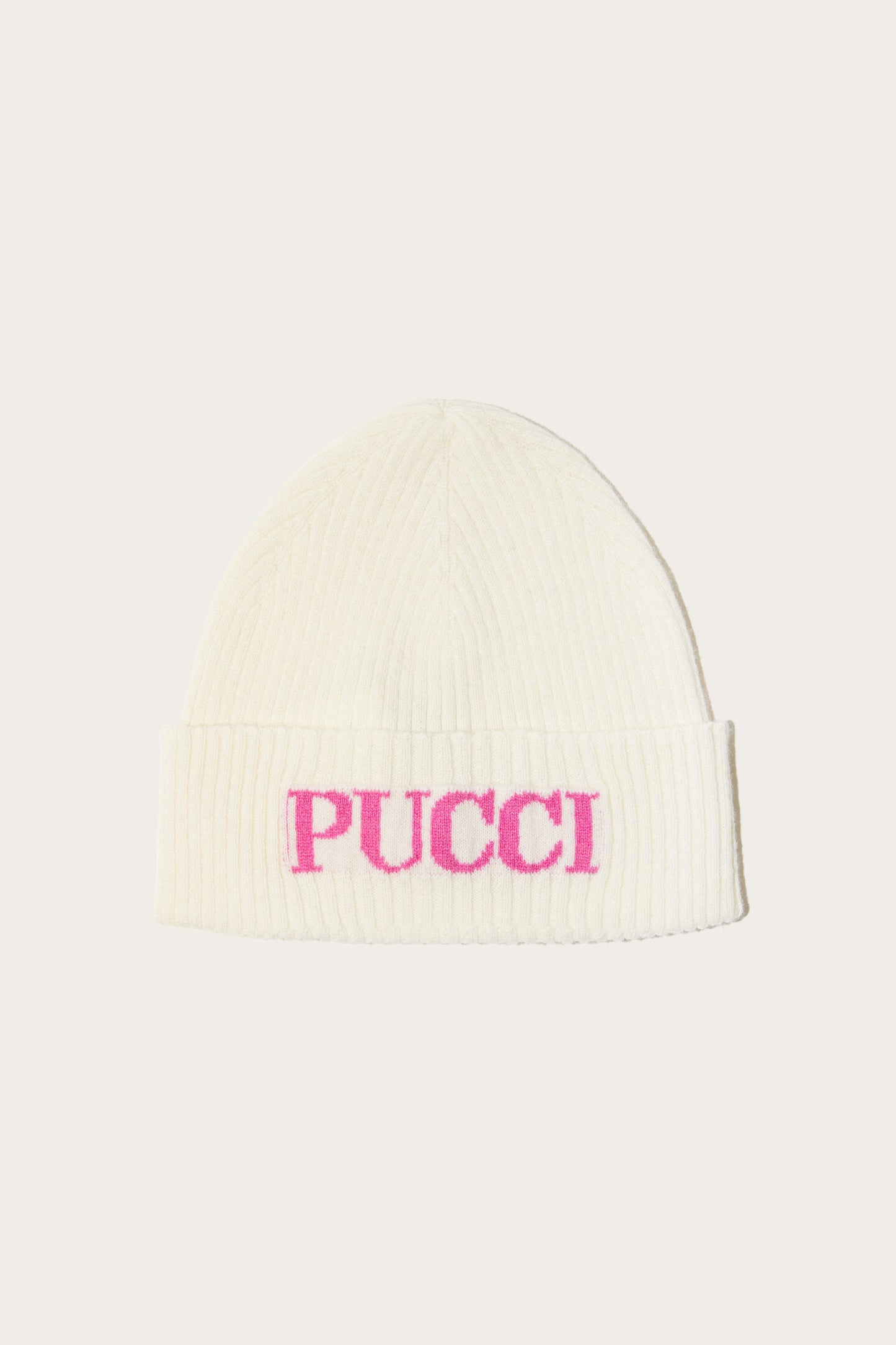 Logo-Intarsia Beanie Hat View 1 - Pucci