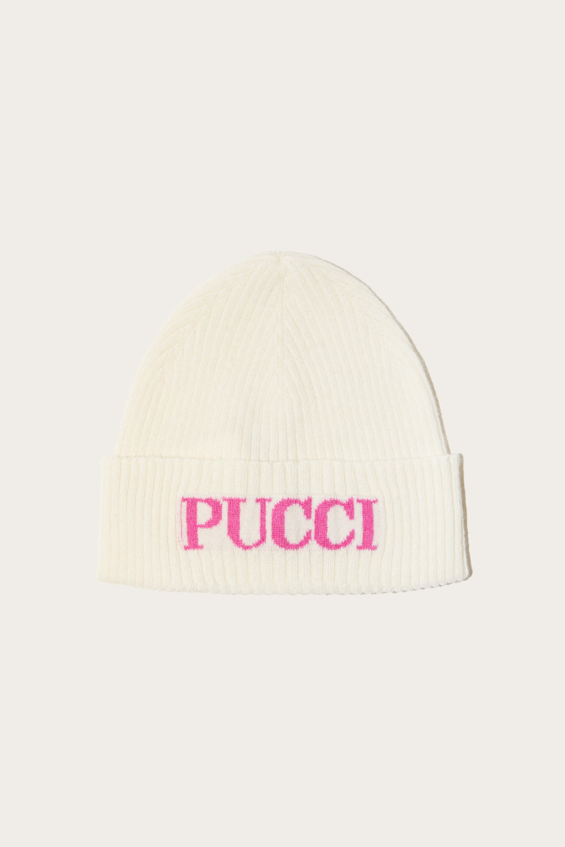 Logo-Intarsia Beanie Hat View 1 - Pucci