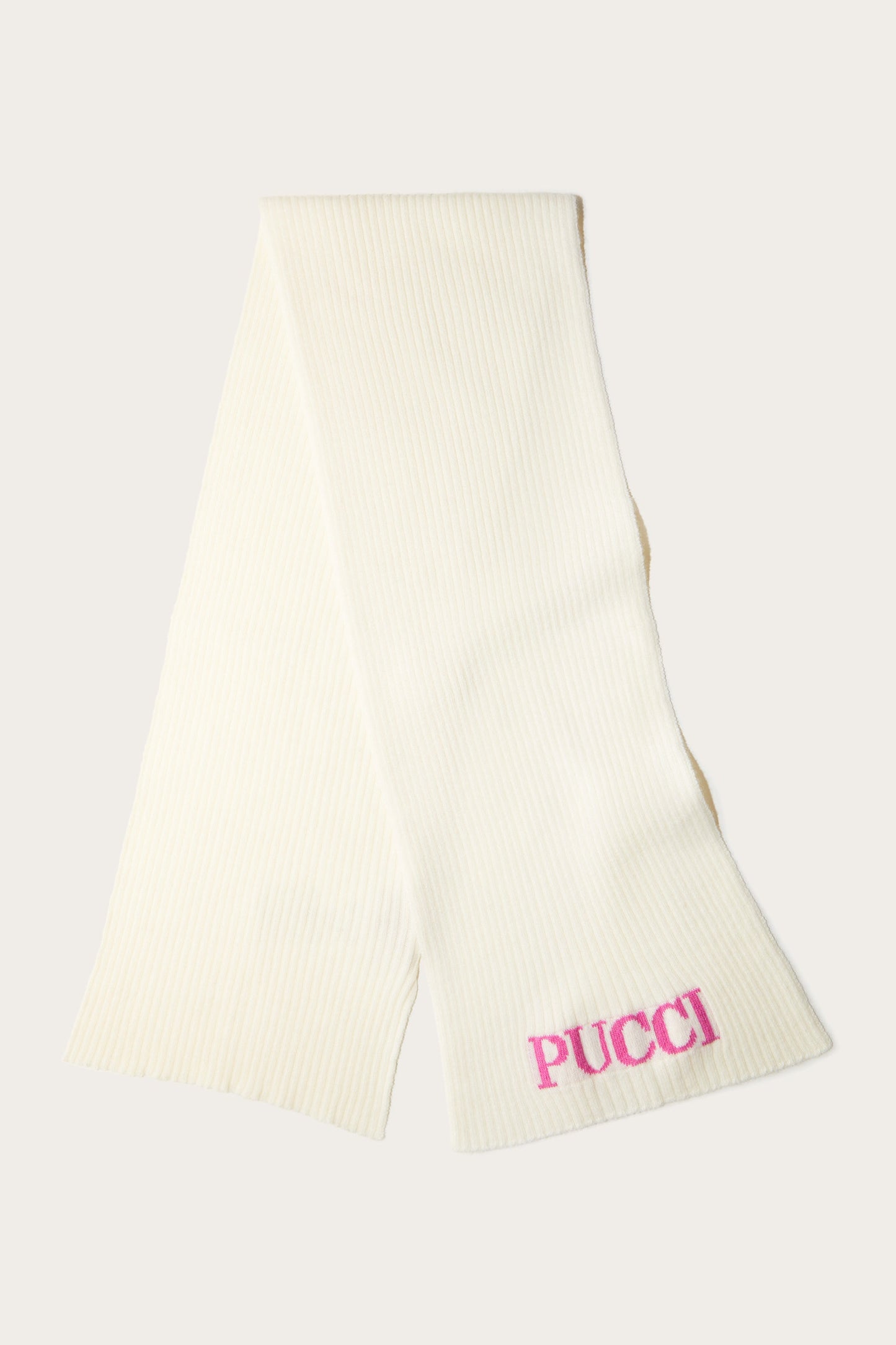 Logo-Intarsia Scarf View 1 - Pucci