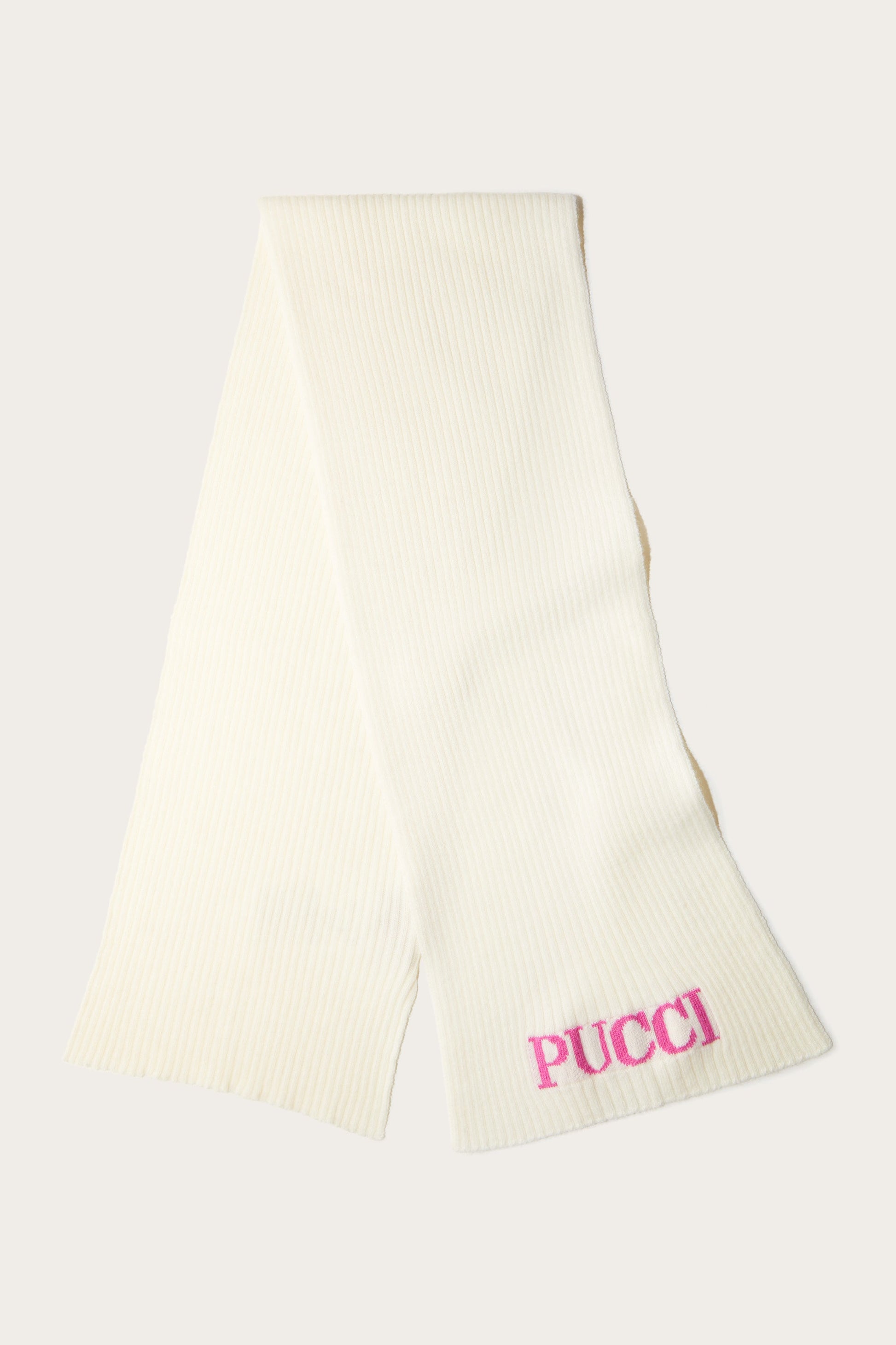 Logo-Intarsia Scarf View 1 - Pucci