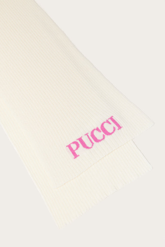 Logo-Intarsia Scarf View 3 - Pucci