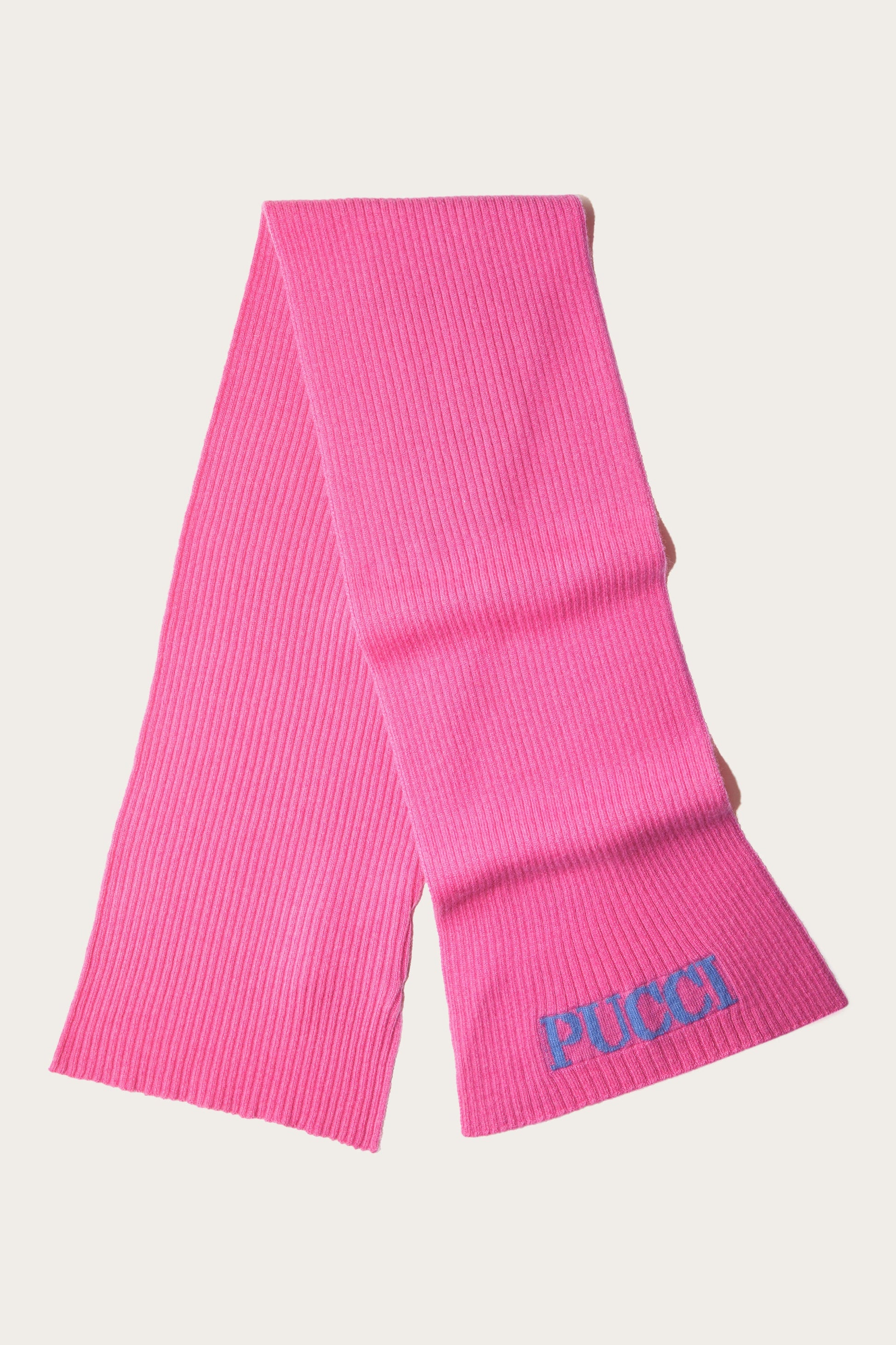 Logo-Intarsia Scarf View 1 - Pucci