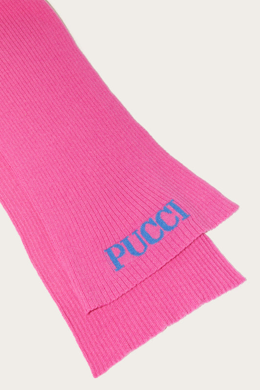 Logo-Intarsia Scarf View 3 - Pucci