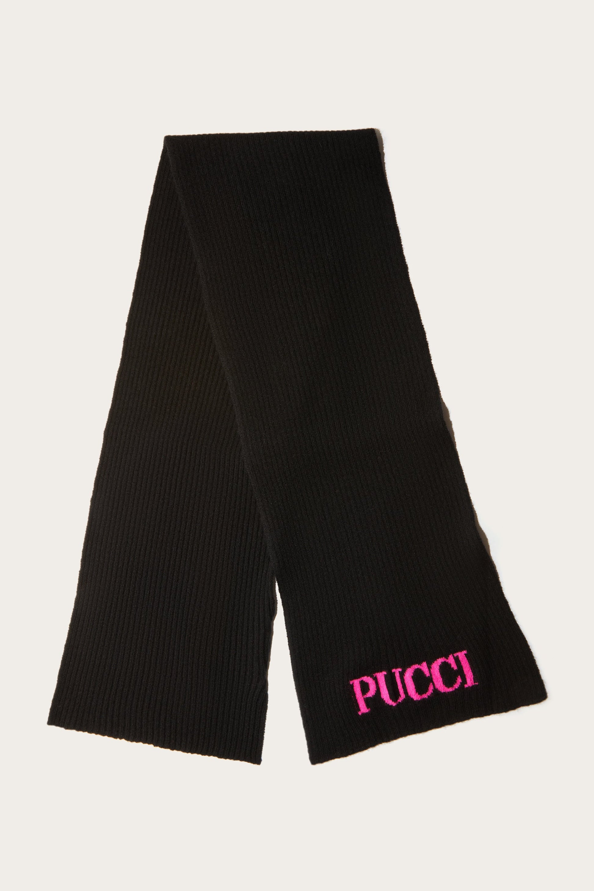 Logo-Intarsia Scarf View 1 - Pucci