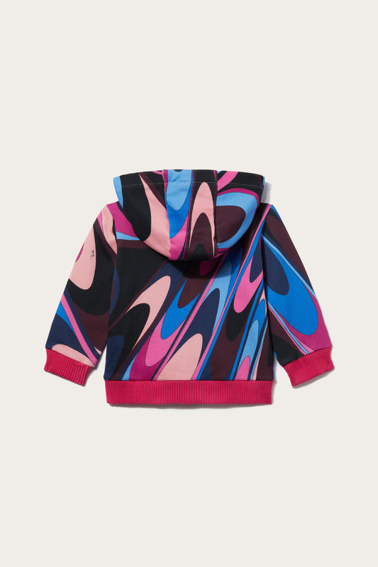 Onde-Print Hoodie View 2 - Pucci