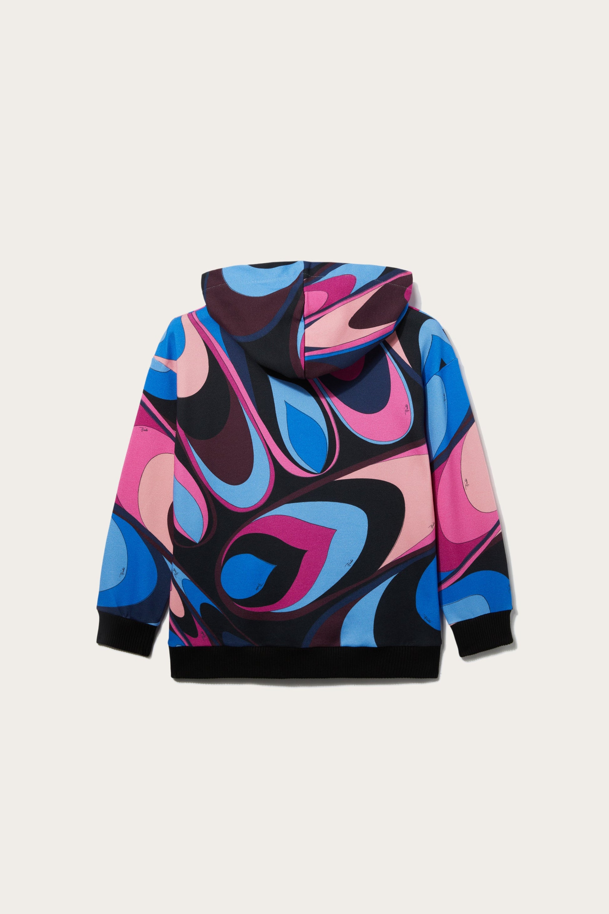 Onde-Print Hoodie View 2 - Pucci