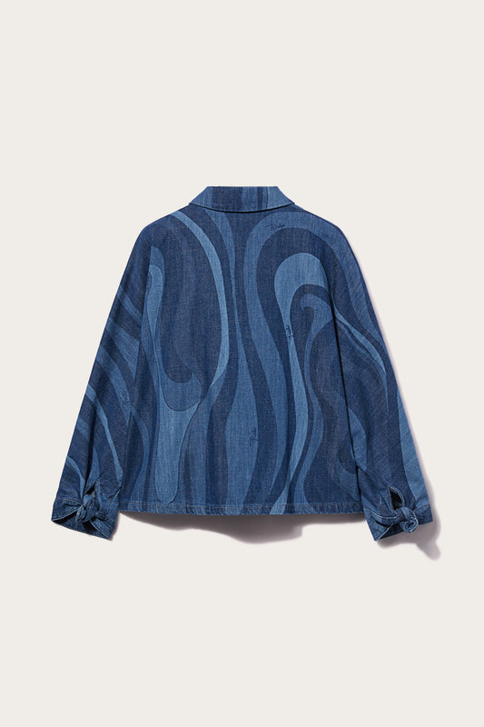 Marmo-Print Shirt View 2 - Pucci