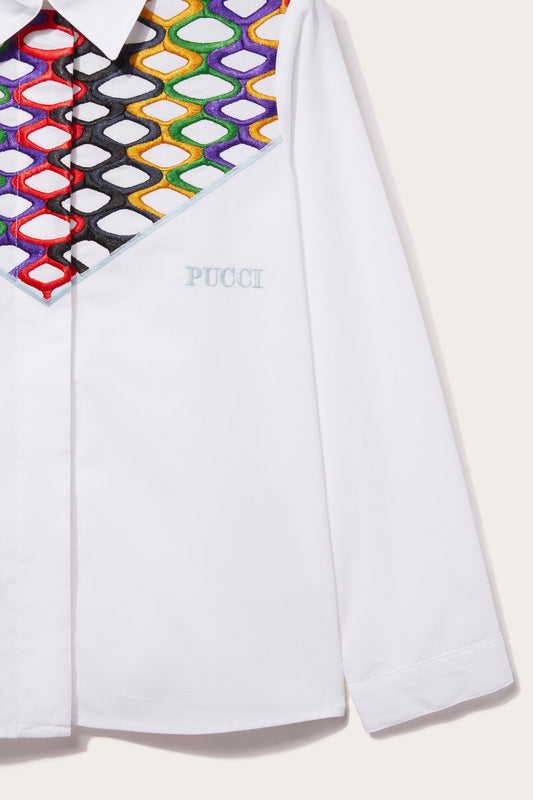 Vivara-Embroidered Shirt View 3 - Pucci