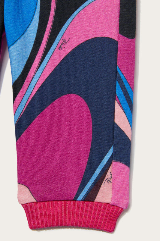 Onde-Print Sweatpants View 3 - Pucci