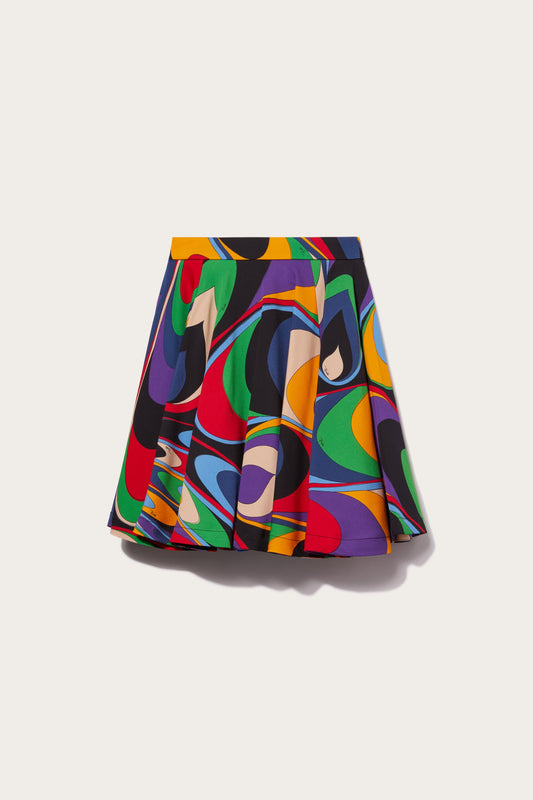 Onde-Print Skirt View 2 - Pucci