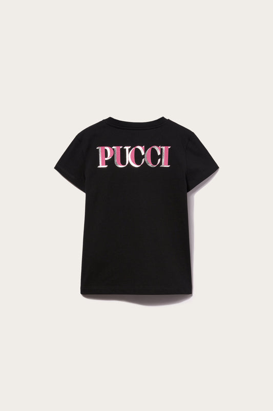 Logo-Print T-Shirt View 2 - Pucci