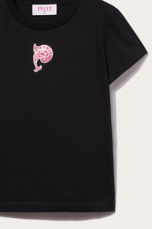 Logo-Print T-Shirt View 3 - Pucci