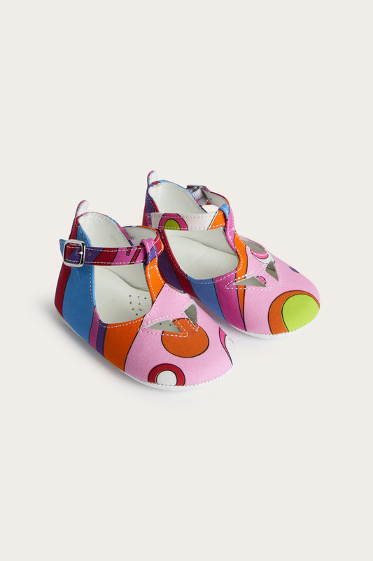 Scarpette Ballerina in Stampa Fontane
