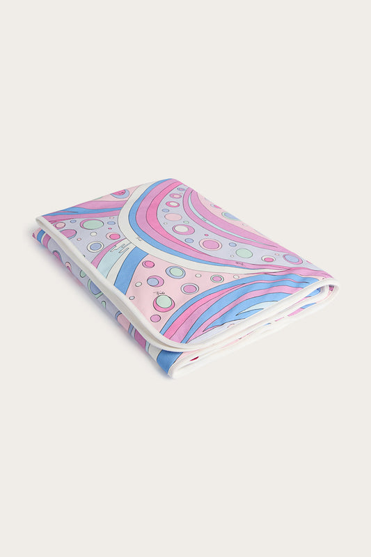 Coperta Bebè con Stampa Fontane