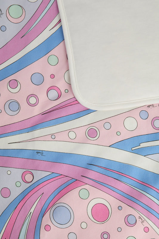 Coperta Bebè con Stampa Fontane