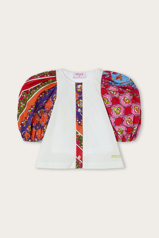 Blusa con Maniche a Palloncino