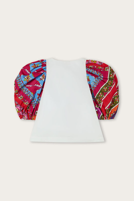 Blusa con Maniche a Palloncino