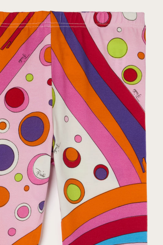 Leggings in Stampa Fontane