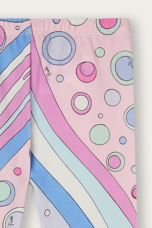 Leggings in Stampa Fontane