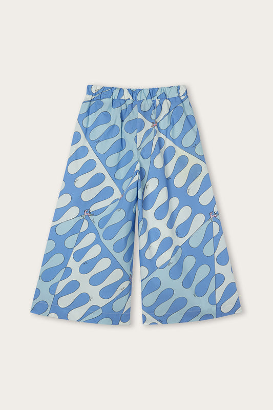 Pantaloni Svasati in Stampa Leocorno
