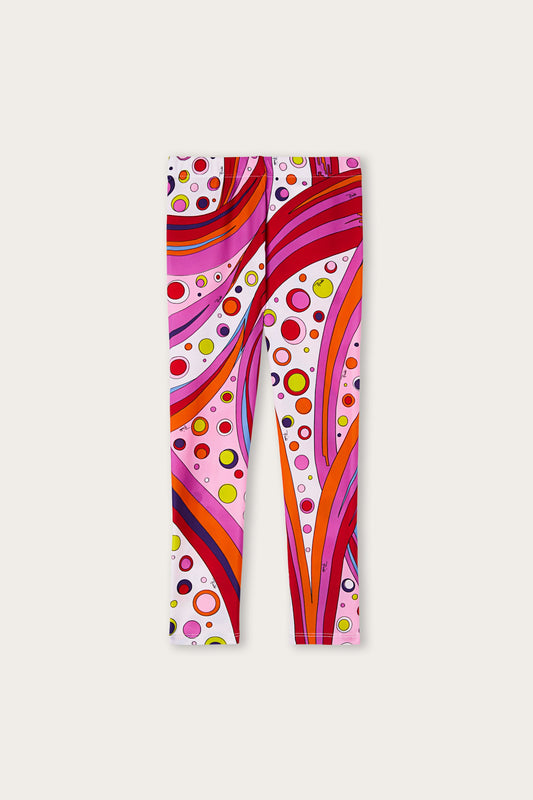 Leggings in Stampa Fontane