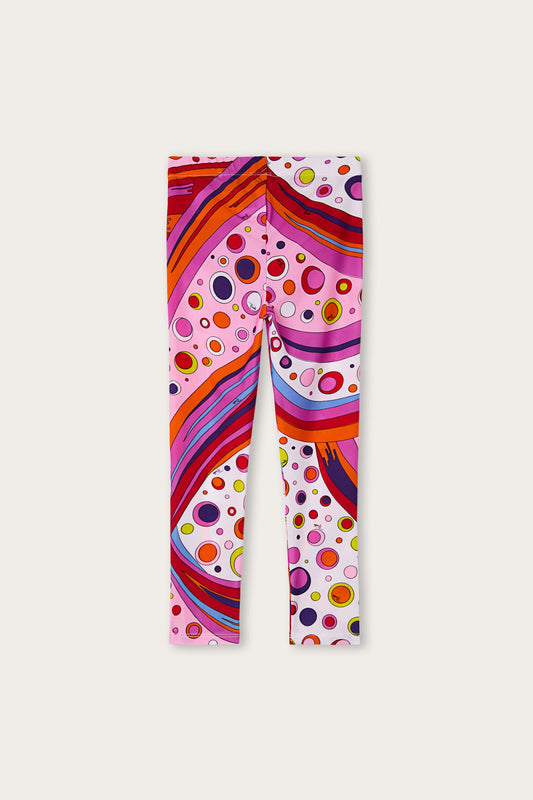 Leggings in Stampa Fontane