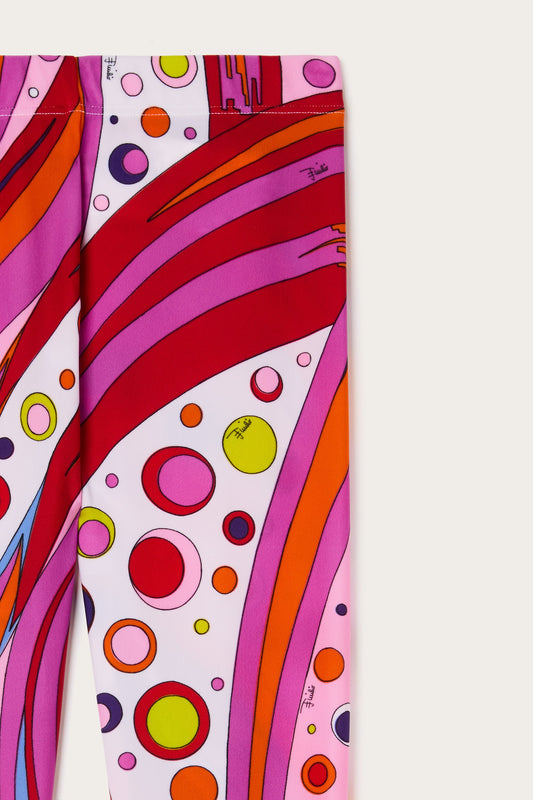 Leggings in Stampa Fontane