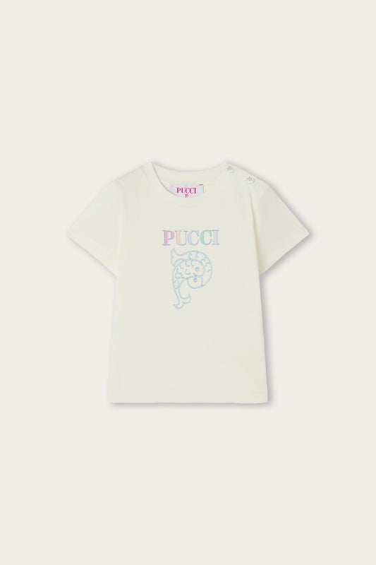 T-shirt con Logo Pucci