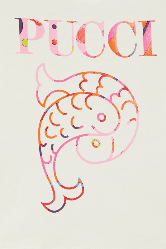 T-shirt con Logo Pucci