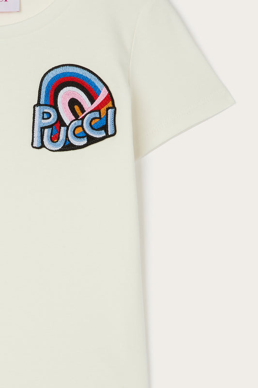 T-shirt con Patch Logo Pucci