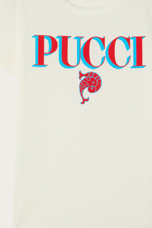 T-shirt con Logo Pucci
